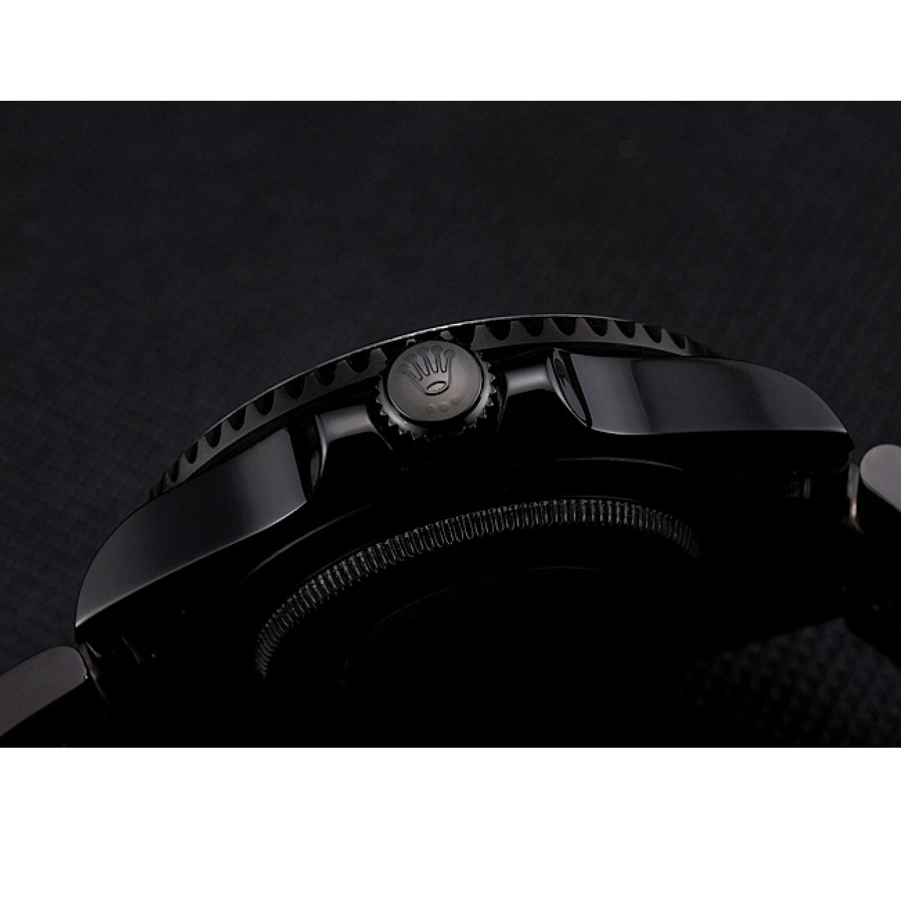 Aaa fake watches II And Case Black Black Master Rolex PVD And Dial Black Swiss Bracelet GMT Blue Bezel 1014